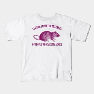 Learn from the Mistakes Rat Kids T-Shirt